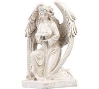 Lunartec Figurine Solaire à LED - Ange agenouillé, 24,5 cm
