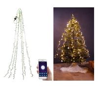 Lunartec Guirlande connectée pour sapin de Noël avec 6 fils et 180 LED