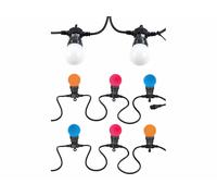 Lunartec Guirlande festive multicolore pour intérieur et extérieur