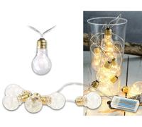 Lunartec Guirlande lumineuse à LED design ampoule classique