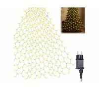 Lunartec Guirlande lumineuse effet cascade 16 fils / 400 LED / 2,5 m pour sapin de Noël