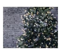 : Guirlande lumineuse solaire 12 m - 100 LED blanc chaud