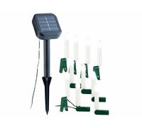 Lunartec Guirlande lumineuse solaire à 10 bougies LED