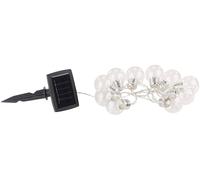 Lunartec Guirlande lumineuse solaire à LED design ampoule classique - 1,80m
