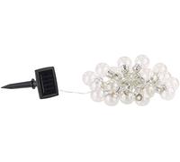 Lunartec Guirlande Lumineuse Solaire à LED Design Ampoule Classique - 3,80m