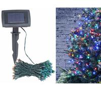 Guirlande lumineuse solaire pour extérieur - 4 couleurs - 10 m Lunartec