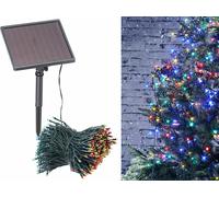 Lunartec Guirlande lumineuse solaire pour extérieur - 4 couleurs - 50 m