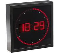 Lunartec Horloge Digitale Murale avec 60 LED - Rouge