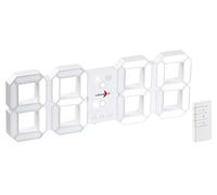 Lunartec Horloge LED Digitale Radio-pilotée à luminosité Variable avec Fonction réveil