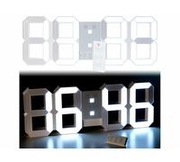 Lunartec Horloge LED digitale XXXL avec réveil et télécommande