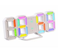 Lunartec Horloge LED RVB USB avec réveil