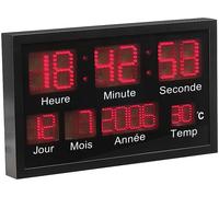 Lunartec Horloge Murale à LED