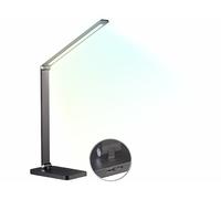 Lunartec Lampe de bureau rechargeable LED CCT 280 lm - coloris noir
