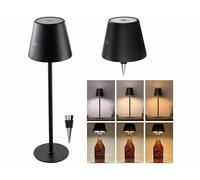 Lunartec Lampe de table et pour goulot de bouteille rechargeable avec LED RVBB
