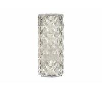 Lunartec Lampe en cristal : lampe de table à LED en cristal avec batterie tactile, télécommande, RGBW, 2000 mAh (lampe décorative, lampes de table, rose)