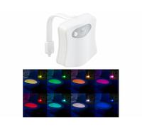 Lampe de toilettes veilleuse à LED 16 couleurs avec capteur de mouvement [Lunartec]