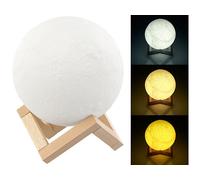 Lunartec - Lampe lune - Luminosité et couleur variables - Ø 15 cm