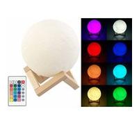 Lunartec : Lampe lune télécommandée à luminosité et couleur variables, Ø 15 cm G