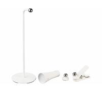 Lunartec Lampe magnétique murale à pince et de table rechargeable - coloris blanc