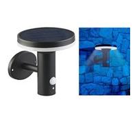 Lunartec Lampe murale solaire à LED 600lm "WL-600.solar" avec détecteurs