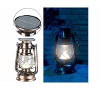 Lunartec Lampe-tempête LED Solaire à intensité Variable 200 LM / 3 W / 3000 ...