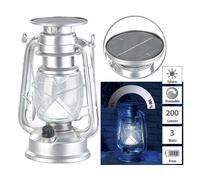 Lunartec Lampe-tempête LED Solaire à intensité Variable 200 LM / 3 W / 8000 ...