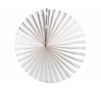 Lunartec Lampion plat en papier - Blanc