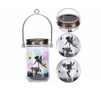 Lunartec Lanterne solaire LED multicolore motif fée