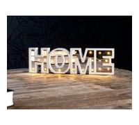 : Miroir décoratif lumineux sans fil HOME avec fonction minuteur
