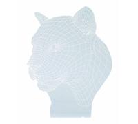 Lunartec Motif 3D pour socle lumineux LS-7.3D - Panthère