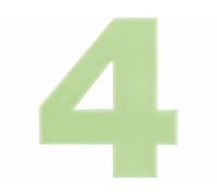 Numéro de maison phosphorescent - ''4'' G