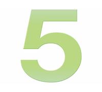 Lunartec Numéro de maison phosphorescent n° 5