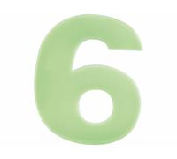 Numéro de maison phosphorescent - ''6'' G