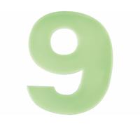 Numéro de maison phosphorescent - ''9'' G