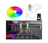 Lunartec Ruban lumineux connecté 5 m avec LED néon RVBB-IC