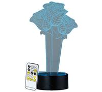 Lunartec Socle lumineux décoratif à LED "LS-7.3D" - Motif Roses