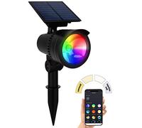 Lunartec Spot LED solaire connecté RVB CCT 50 lm