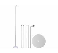 Lunartec Support sur pied modulable jusqu'à 150 cm pour lampe magnétique - coloris blanc