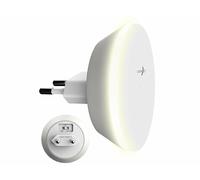 Lunartec Veilleuse secteur ronde LED CCT avec capteur d'obscurité