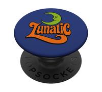 Lunatic Moon Child Luna Tic Crescent Dreamer Astrology Vibes PopSockets PopGrip Adhésif