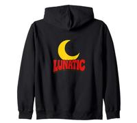 Lunatic Moon Child Luna Tic Crescent Dreamer Astrology Vibes Sweat à Capuche