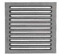 Lunaway - Grille en fonte pour cendres | Dimensions 22,5 x 25,5 cm | Épaisseur 1,2 cm | Améliore la circulation de la chaleur | Pour poêles et cheminées à bois