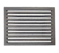 Lunaway - Grille en fonte pour collecte des cendres | Dimensions 24 x 16 cm | Épaisseur 1 cm | Épaisseur centrale 2 cm. Améliore la circulation de la chaleur, facile à retirer et à nettoyer