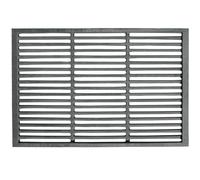 Lunaway Grille en fonte pour ramasser les cendres et les barbecues | Dimensions 60 x 40 cm, épaisseur 1,5 cm | Optimiser le tirage de la cheminée | Résistant aux hautes températures | Facile à