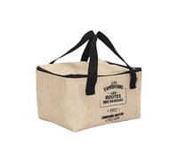 Lunch Bag - COOK CONCEPT - Effet Jute - Isotherme - Beige