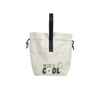 Lunch bag isotherme 9L en tissu jaune avec fermeture à cordon de serrage