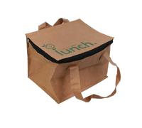 Lunch bag isotherme de 5,5L en kraft avec 2 sangles de transport