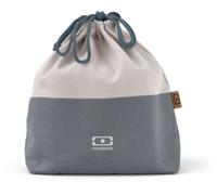 monbento - Lunch Bag MB Pochette L Natural - Sac à Lunch Box Polyester - Idéal pour Contenir Bento Box MB Square, MB Original ou MB Tresor avec Bouteille MB Positive - Bleu