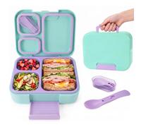 Lunch Box, 1050 ml Lunch Box Umami, Boite Repas Compartiment, Vert glacé | Boite Lunchbox Enfant Adulte Boite à Bento, Sans BPA, pour Micro-onde Lave-vaisselle, École Pique-Nique Travai