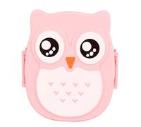 Lunch Box 1050 ml Rose Boîte à Lunch Box pour Enfants, Hibou Pique-nique, ondes et Lave-vaisselle Boîte à déjeuner pour adultes et enfants